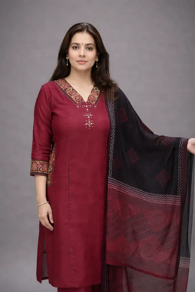MAL CHANDERI 3PC SUIT SET