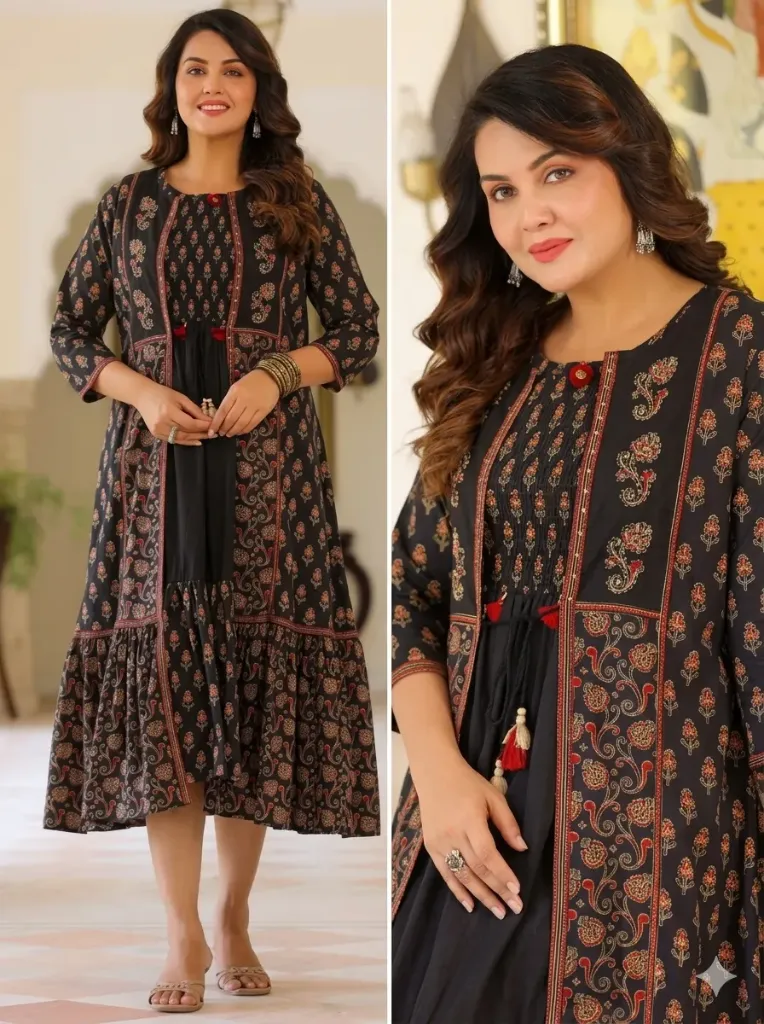 SMOKING DRESS + SHRUG